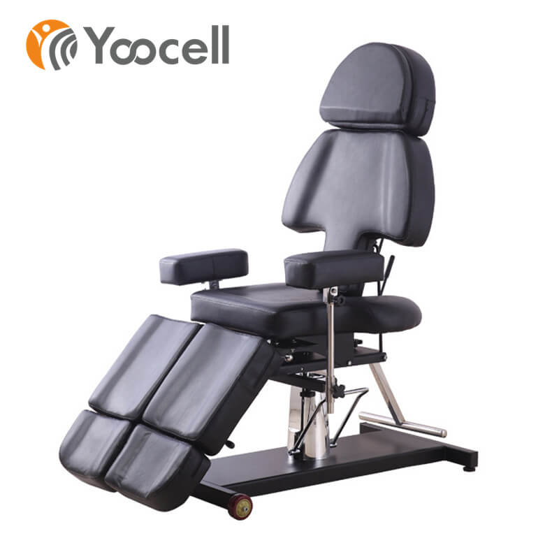 360 degree rotatable therapist table tattoo chair with hydraulic pump