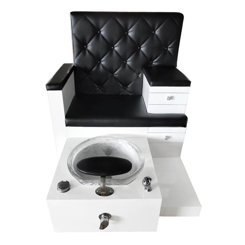 Black maniucure table spa chair